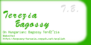 terezia bagossy business card